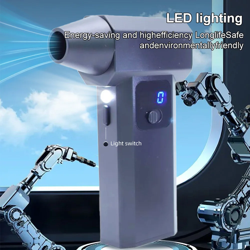 Воздуходувка турбоструйная 130000 об./мин. бесщеточный двигатель и мощный