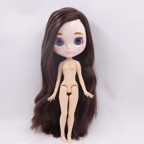 Blyth Doll ICY DBS 1/6 Joint Body 30CM - Модная кукла с блестящим лицом и дополнительными руками — фото модели