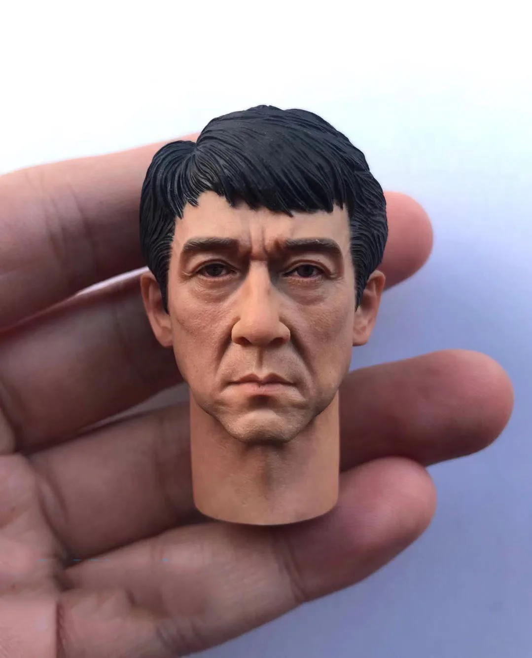 

1/6 Male Soldires International Superstar Jackie Chan Head Carving Sculpture Model Accessories Fit 12 Inch Action Figures