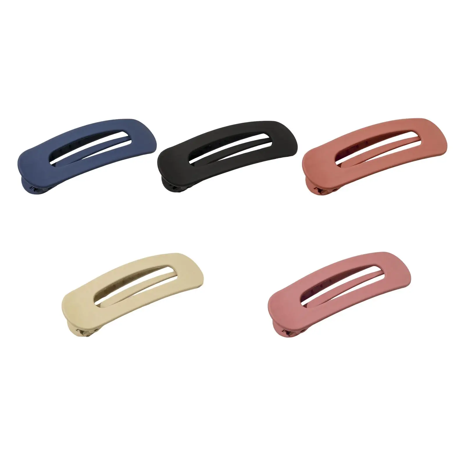 

Large Duckbill Clip French Barrette Frosted Hair Decor Clips Hair Grip Big