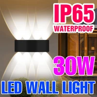 waterproof led wall lamp led downlight outdoor wall sconce light balcony spotlight corridor stairs lamp bedroom bedside lighting