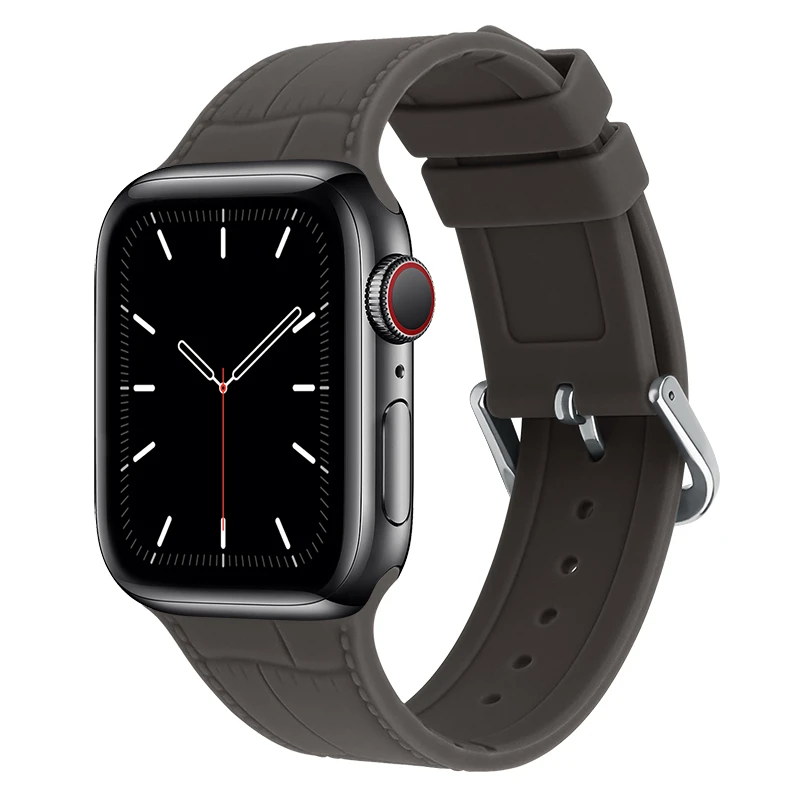 

Silicone strap For Apple Watch band 44mm 45mm 42mm iWatch 40mm 38mm 41mm correa watchband bracelet apple watch serie 7 3 5 6 se