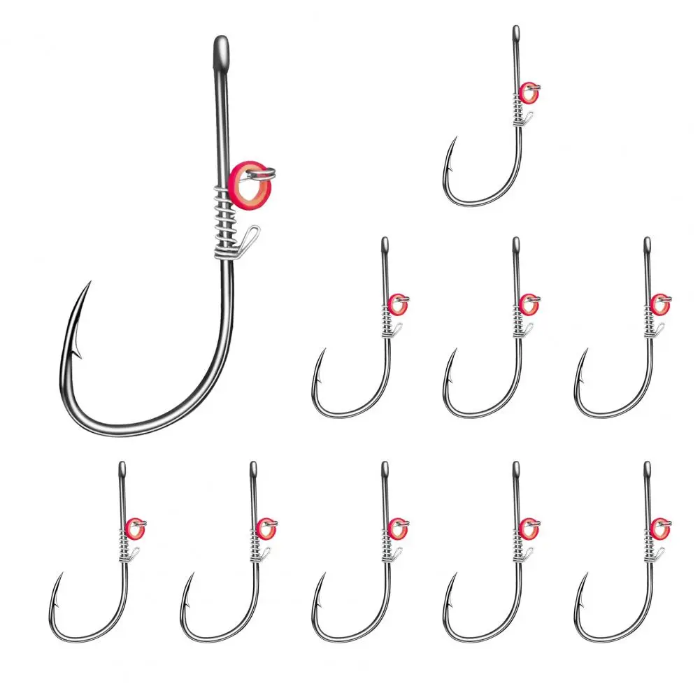 10 шт. рыболовные крючки из углеродистой стали