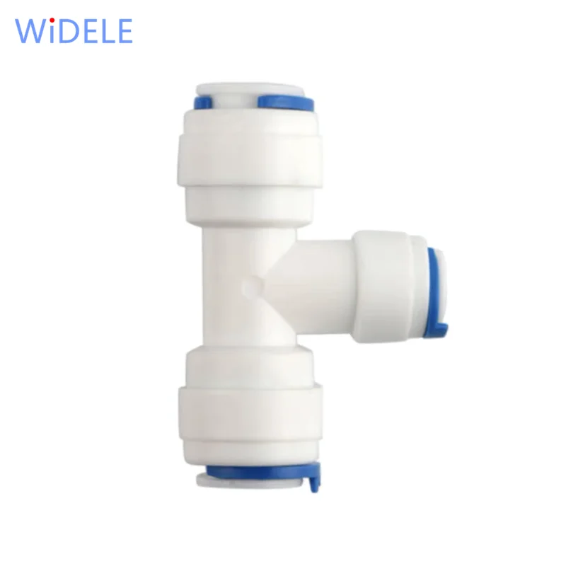 WiDELE 1 шт. 3/8 дюйма до 1/4 Диаметр трубки Chang 3-сторонний тройник Быстрое подключение к