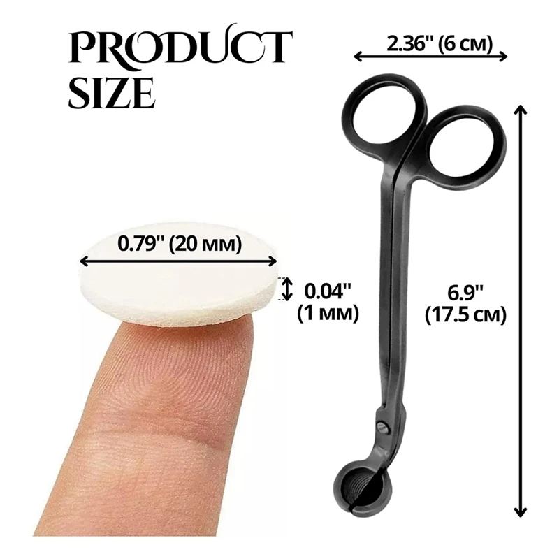 Набор для изготовления свечей-деревянные фитили свечей с металлической основой