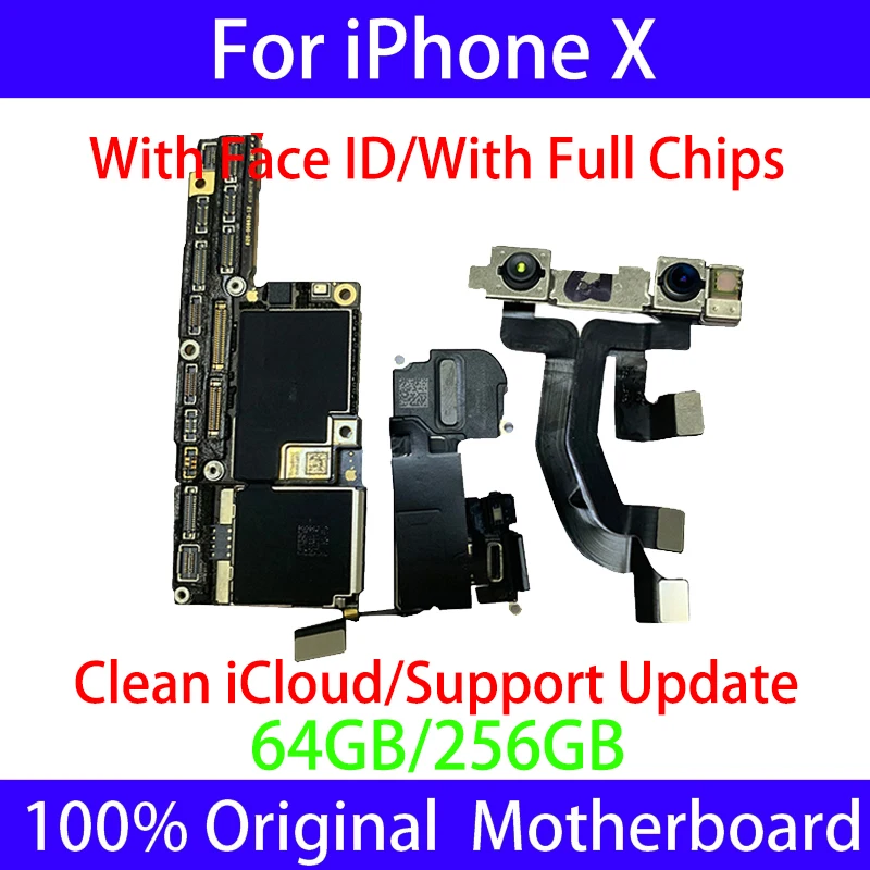 Оригинальная материнская плата для iphone xr x разблокированная iPhone XR/X с/без Face ID с