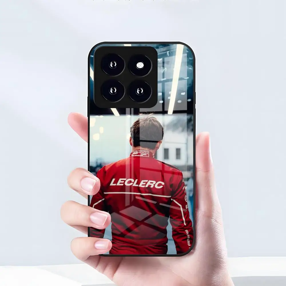 Фото Чехол для телефона Racing Driver C-Charles Leclerc для Xiaomi 17 15 14 13 12 S X Pro Lite Mi 11 Ultra T, черный, стеклянный №3