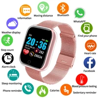 watch men women sport smartwatch bluetooth waterproof bracelet sleepheart rateblood pressure monitor for xiaomi band