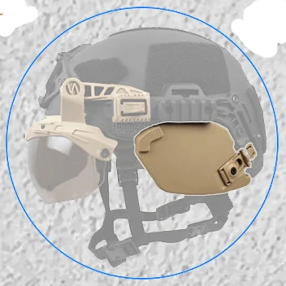 Открытый FMA Tactical Wendy Helmet Боковые чехлы Защита ушей для EX 3.0 Направляющая