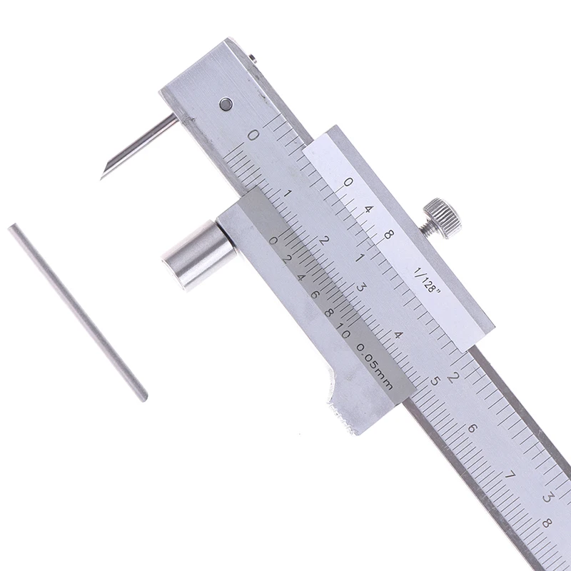 

0-200mm Marking Vernier Caliper With Carbide Scriber Stainless Steel Parallel Marking Vernier Caliper Marking Gauge Tool
