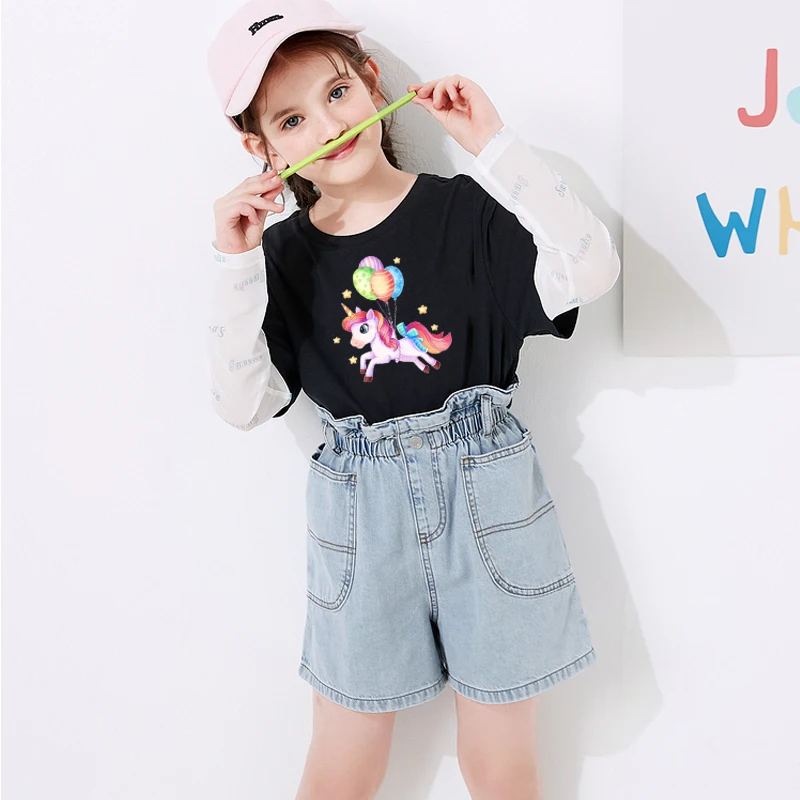 Термопатчи радужные с единорогом для одежды термонаклейки сделай сам животными