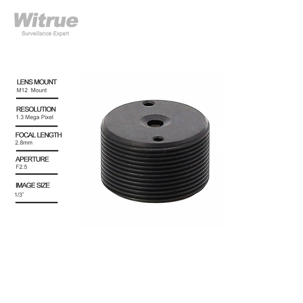 

Объектив Witrue Mini Pinhole 2,8 мм 1,3 Мп