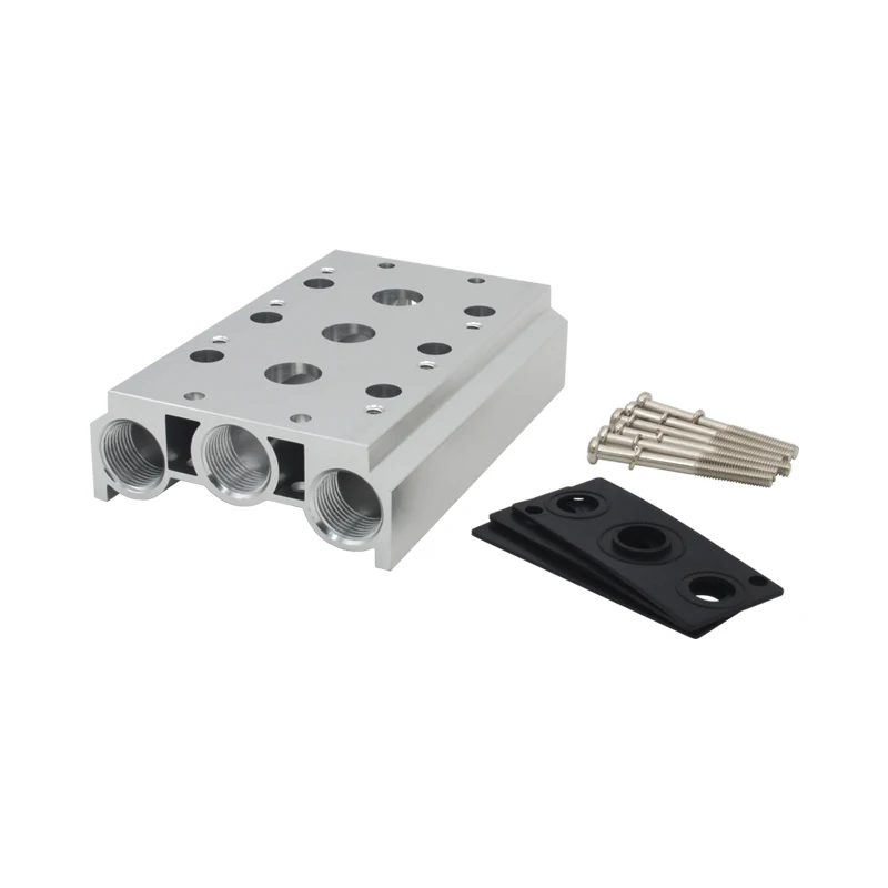 Коллектор 4V300M для электромагнитных клапанов серии 4V300 4V310-10 4V320-10 4V330-10 Базовый