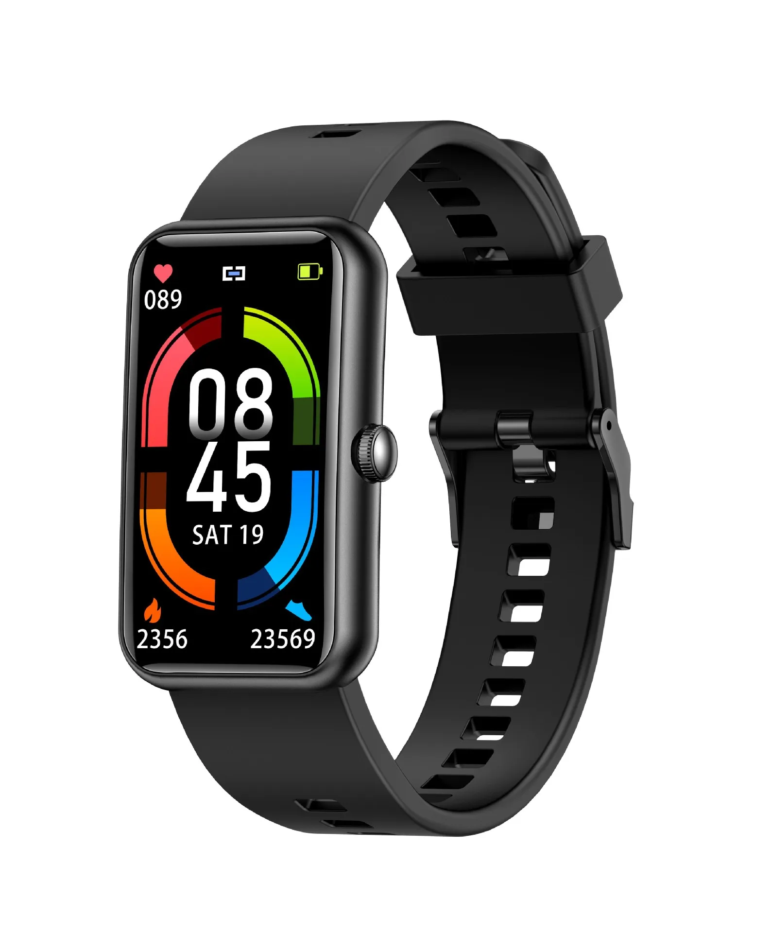 L16 Sports Smart Watch bracelet large screen IP68 waterproof physiological function real-time heart rate monitor for Women Men