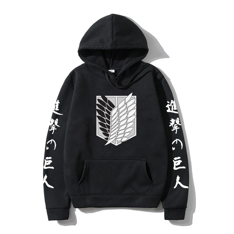 

Толстовка с капюшоном «атака на Титанов» мужские модные свободные детские пуловеры Casaul Livai Ackerman худи с принтом глаз Свитшот одежда для мале...