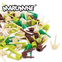 marumine 100pcs stalk building blocks compatible 3741 city grass flower classic moc bricks parts construction educational toys