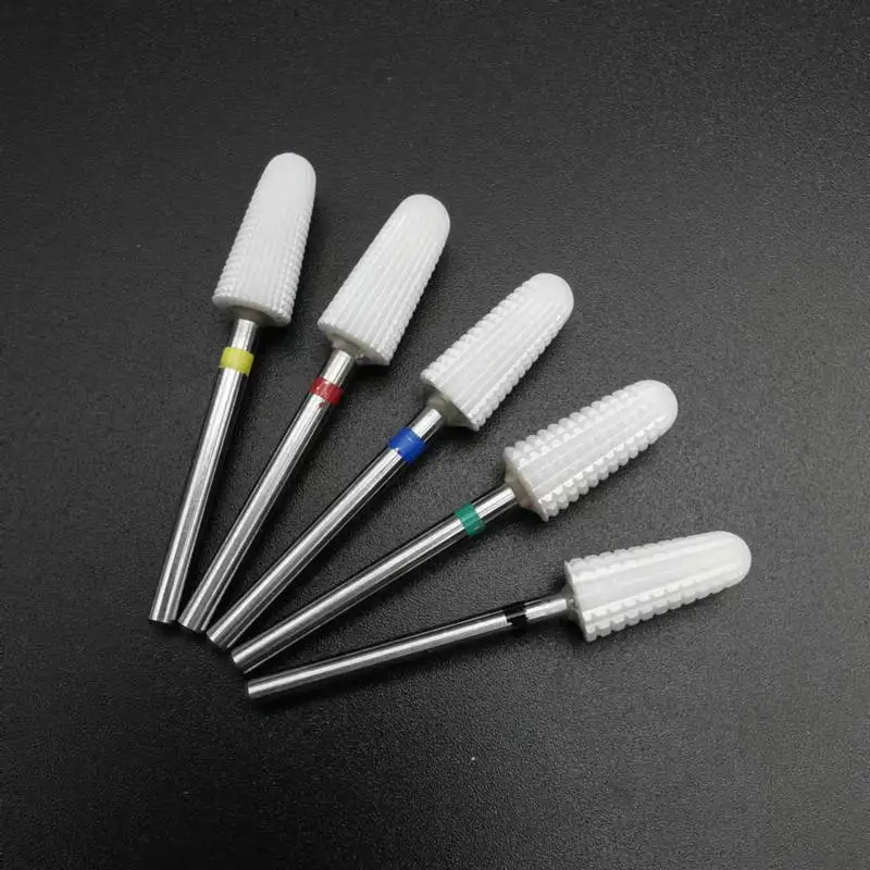 

Сверла для ногтей Tornado керамические фрезы быстрое удаление для акриловых или твердых гелей удаление кутикулы инструменты для маникюра и но...