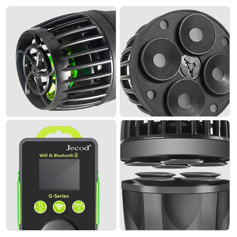 Фото Насос-волнообразователь Jebao Jecod Vario Wavemaker GMP Series 2026 с Bluetooth и ручным управлением для аквариумов с кораллами и рыбами №4