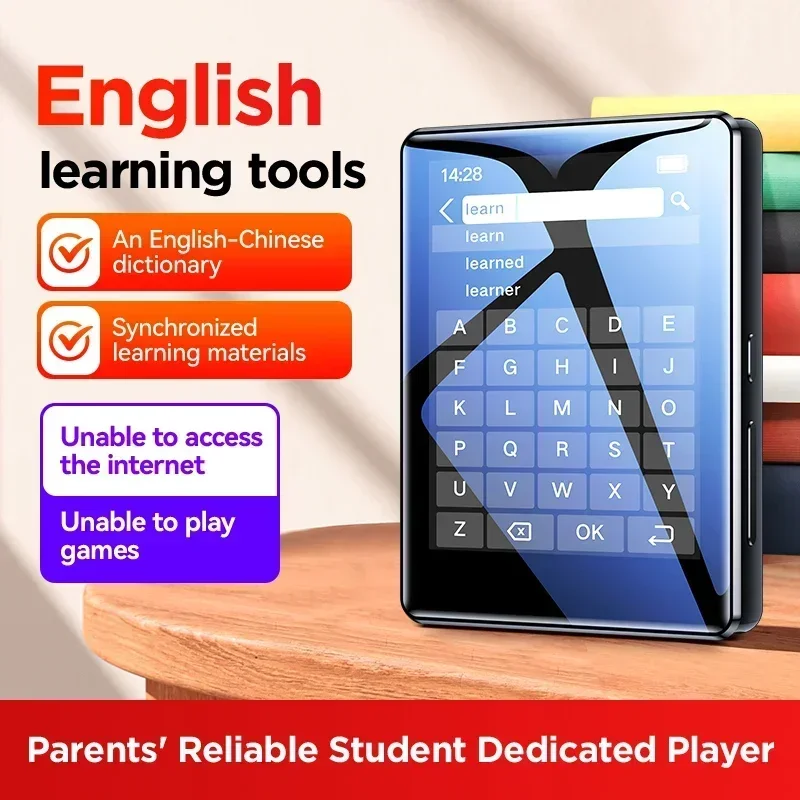 2 4-дюймовый полноэкранный MP3-плеер мини-ультратонкий Bluetooth портативный