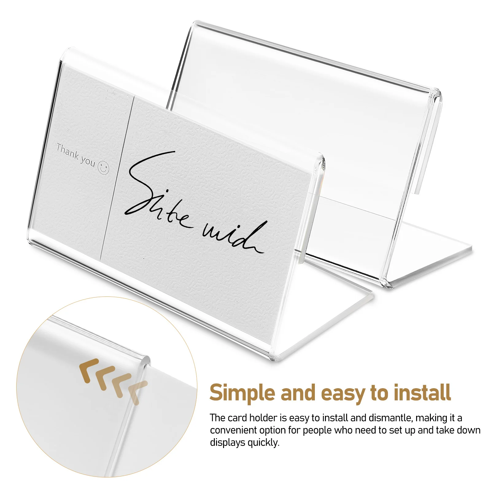 40 шт. акриловые держатели для витрин