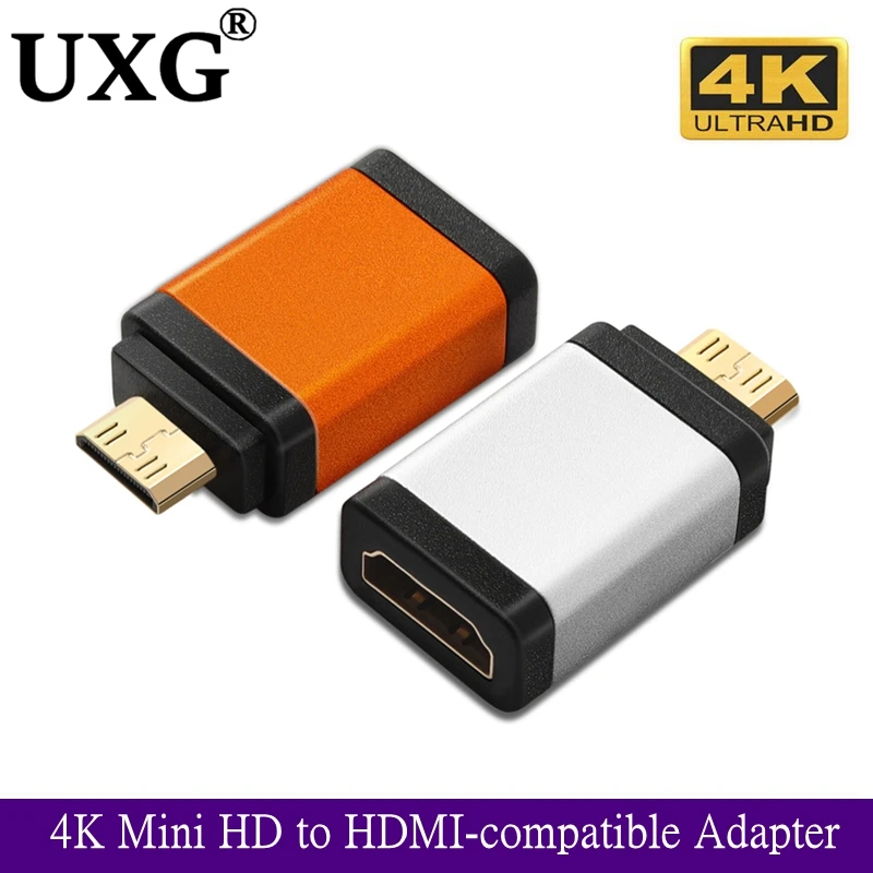 Mini HD Adapter Mini HD To HDMI-Compatible Cable Adapter 4K 60Hz For Raspberry Pi ZeroW Camcorder Laptop HDTV Mini Adapter