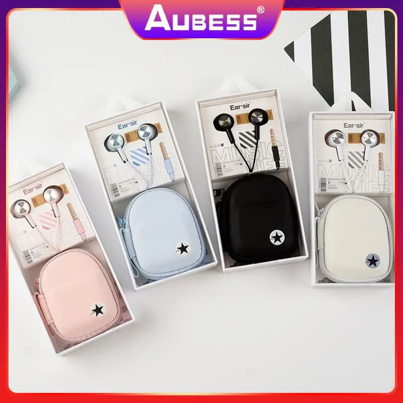 

Black E-sports Game Headphone Stereo Surround Sound Wired Earphone Comfortable No Sense Delay Office Accessories 3.5mm Durable