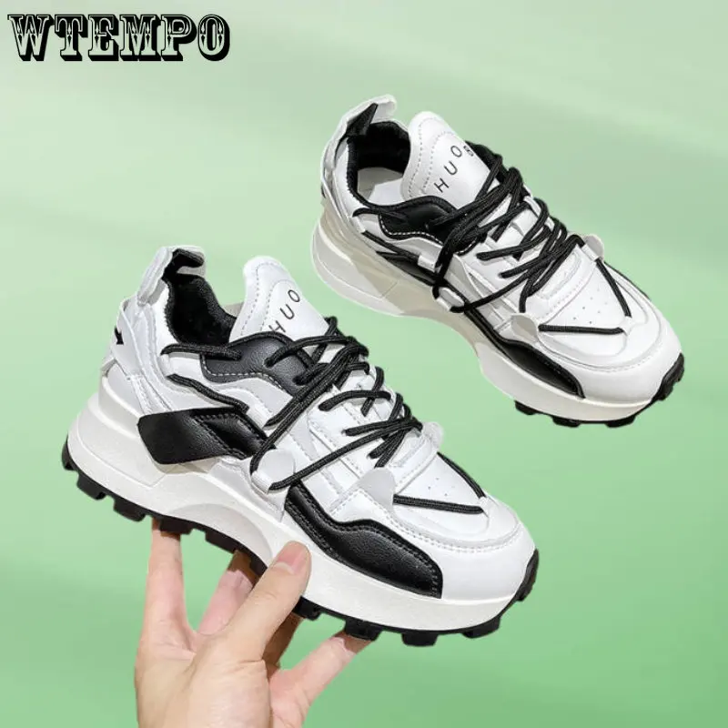 

WTEMPO Mixed Colors Casual Sneakers Women Comfort Cotton Fabric Flat Run Shoes Outdoors Fashion Walk Shoes Dropshipping