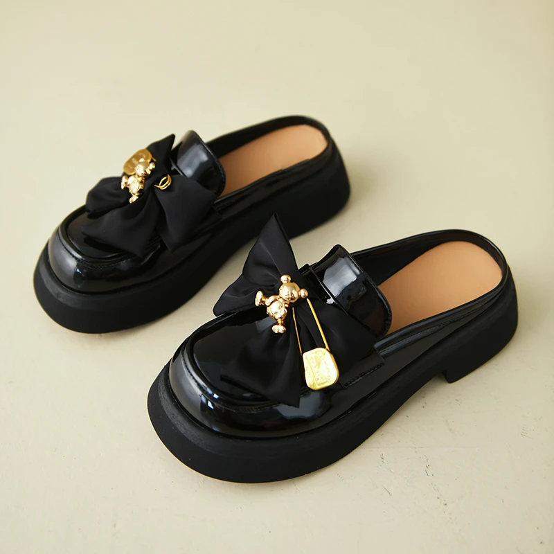 

Туфли женские из натуральной кожи, на платформе, зеленые, без каблука