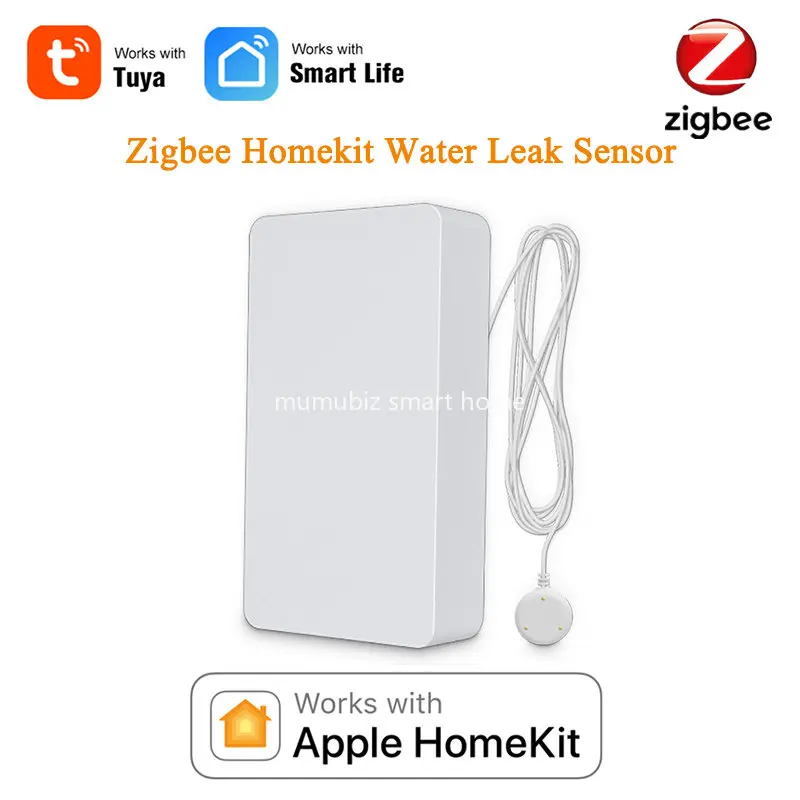 Tuya HomeKit и ZigBee умный двойной режим детектор утечки воды погружение Сигнализация