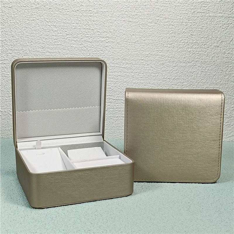 Fillet Flip Jewelry Set Leather Three-piece  Box Factory Wholesale Waterproof Watches