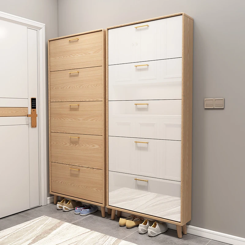 

Layer Entryway Shoe Racks Dust Proof Large Shelves Room Shoe Racks Ultra Thin Narrow Zapateras Organizador Home Furniture