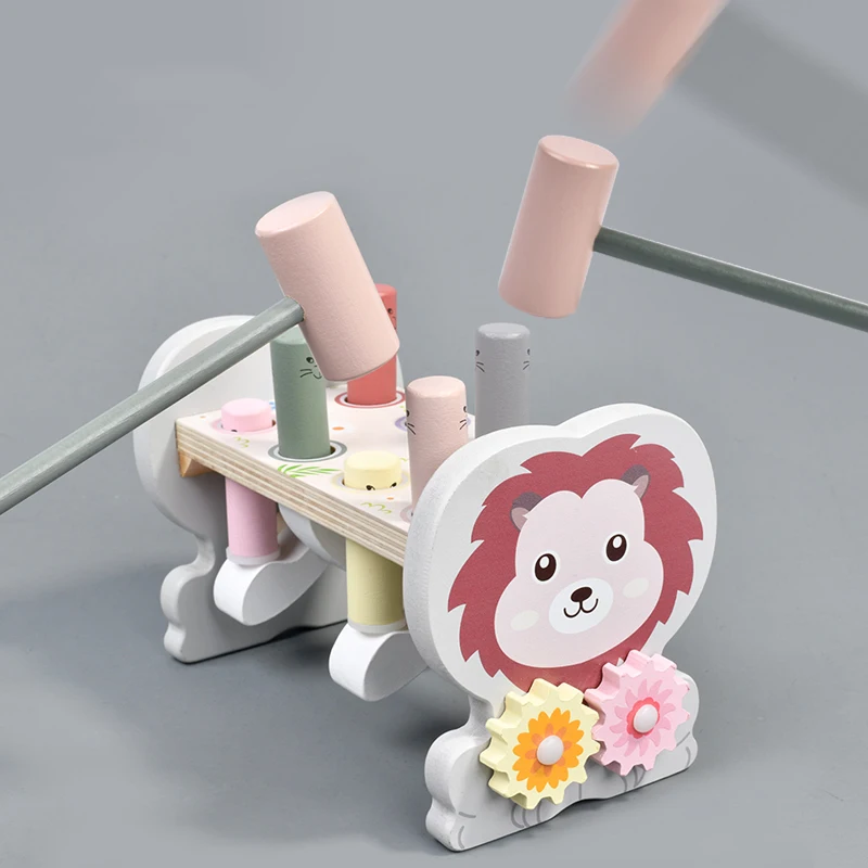 Искусственный лев Whack-a-Rodinica Развивающие деревянные игрушки для детей в возрасте