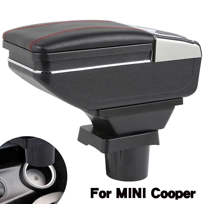 

Подлокотник для Mini R56, центральный контейнер для хранения, подставка для чашки, пепельница, внутренний подлокотник Mini R50, R55, R56, R60, F55, F56