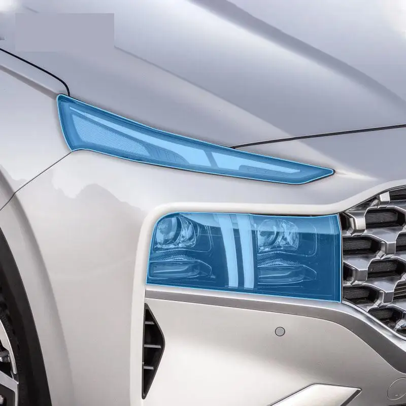 

For Hyundai Santa Fe 2020-2023 Car Exterior Headlight Anti-scratch TPU PPF Protective film Anti-scratch Repair film Accessories
