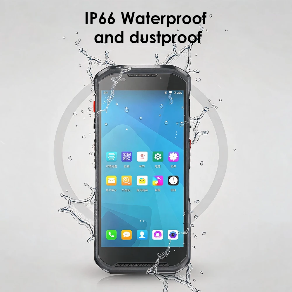 Фото Прочный портативный терминал сбора данных Effon TA06 с Android 13, IP67, 1D/2D/QR-сканером, 4G, NFC, для инвентаризации и считывания штрихкодов №1