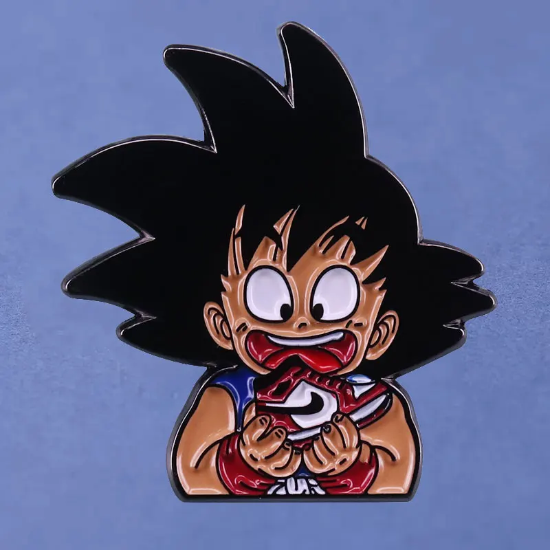 

Dragon Ball Wukong Anime Lapel Pins Backpack Jeans Enamel Brooch Pin Women Fashion Jewelry Gifts Cartoon Badges