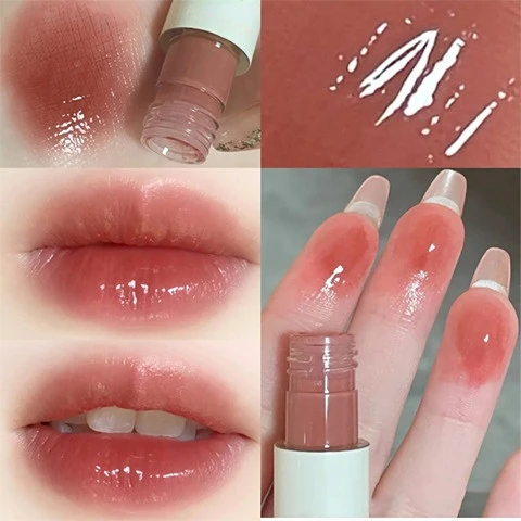 

Cute Lipgloss Bulk Moisturizer Lip Plumper Lip Gloss Cosmetics Reduce Lip Line Nutritious Liquid Lipstick Lips Tint Lip Glaze