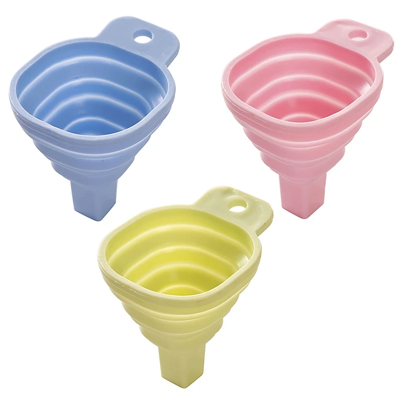 

Воронки для розлива бутылок, портативная кухонная воронка, Складная воронка для переноса жидкого порошка для домашнего использования