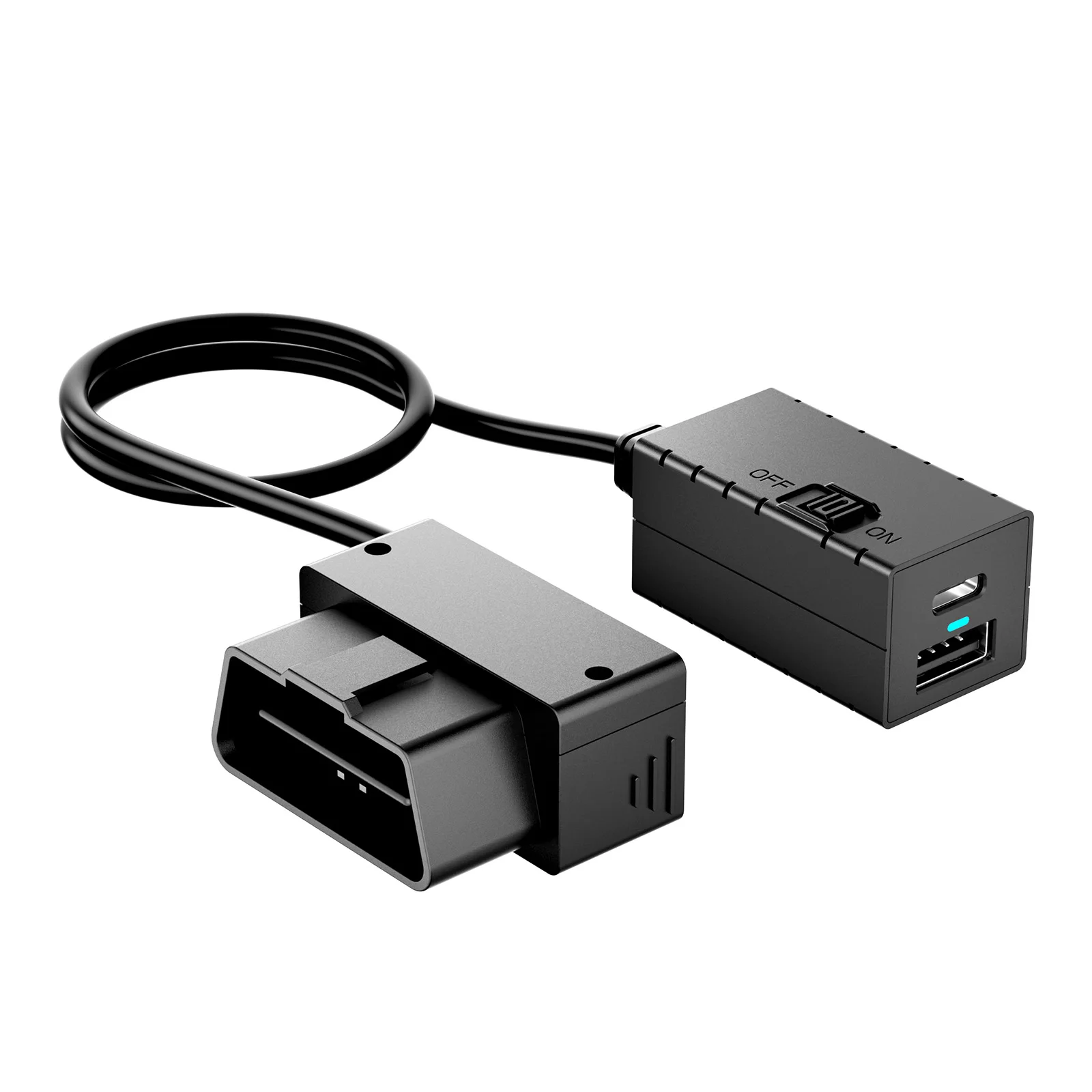 Фото Кабель постоянного питания VIOFO OP100 OBD-II для видеорегистратора, режим круглосуточного наблюдения/ACC с защитой от низкого напряжения №1