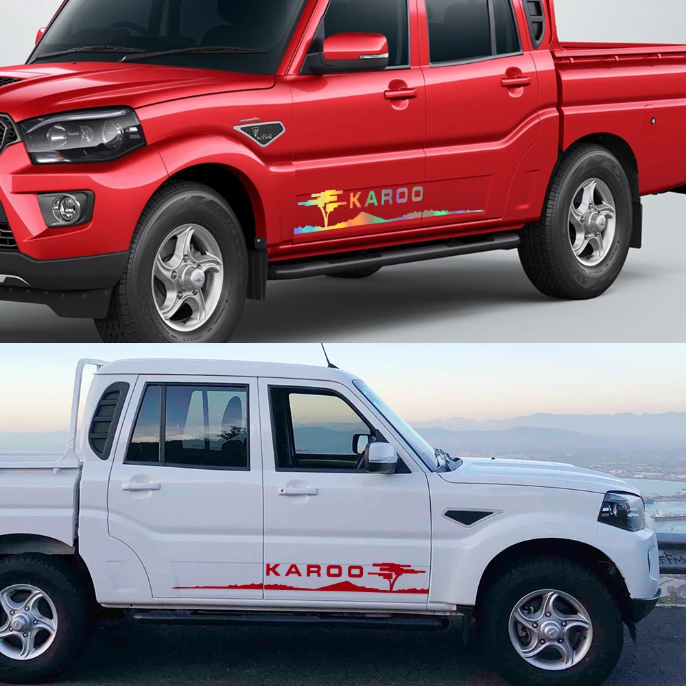 Наклейка на дверь и боковую юбку пикапа для Mahindra Karoo S6 S10 S11 графика грузовика