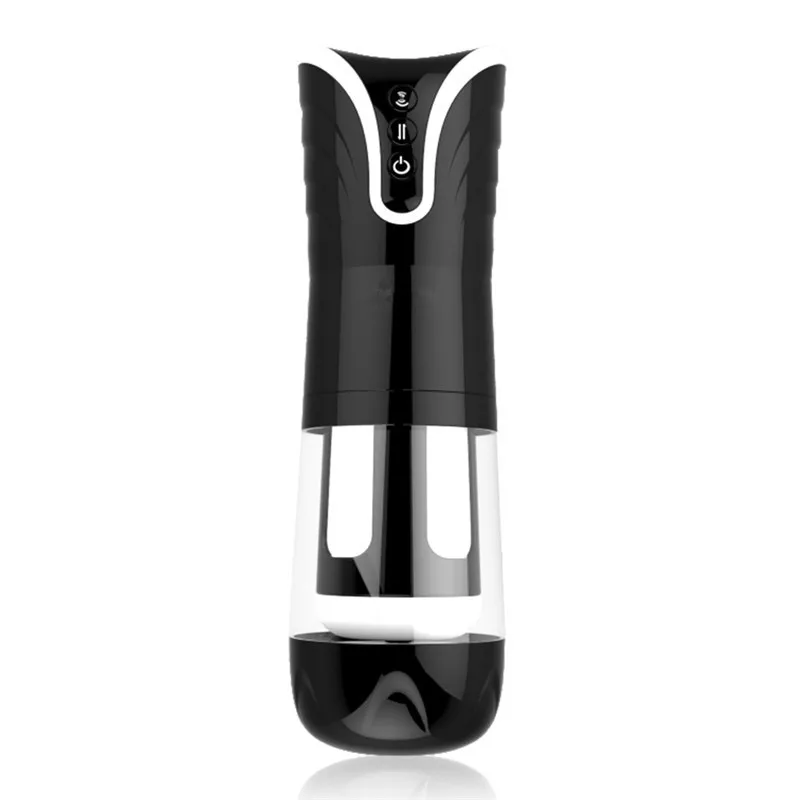 3 Frequency Automatic Stretch Male Masturbation Cup Vibration Shrink Sucking Real Voice Realistic Vagina Pussy Sex Toys for Men