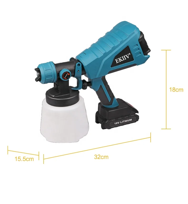 

The most popular Hot Selling 21V Variable pressure makitas battery electric tool set cordless portable electric spray gun kit