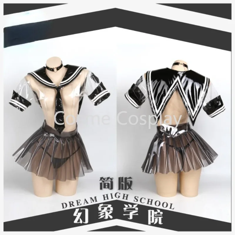 Cos Dark Reign Deam школьный Косплей Костюм Transparent JK