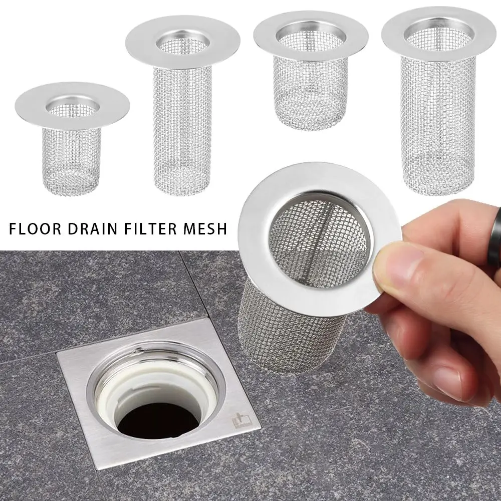 

Toilet Kitchen Tool Waste Drainer Anti-Clogging Sink Strainer Food Hair Stopper Sealing Cover Floor Drain Filter Mesh