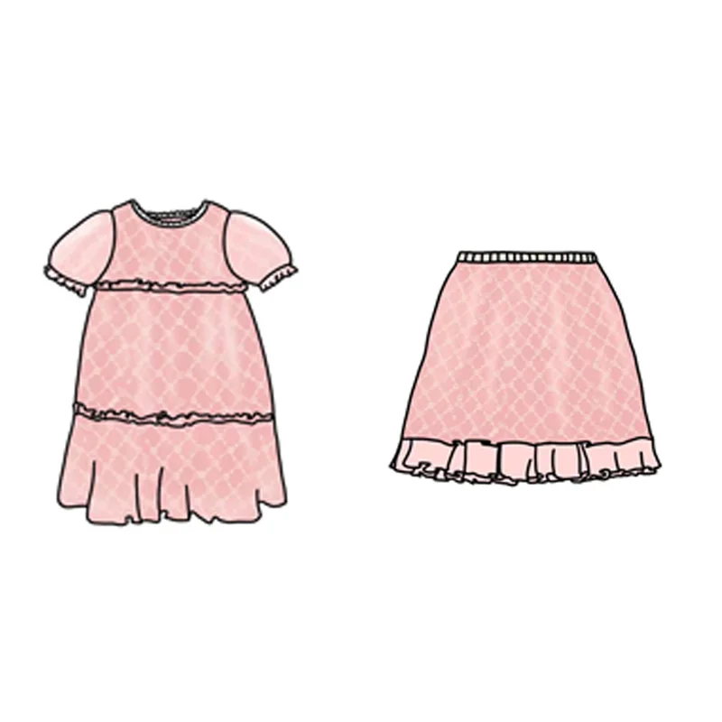 

Предварительная продажа (конец марта) 2022, новая летняя одежда для маленьких девочек, одежда для маленьких девочек, детские платья для девоче...