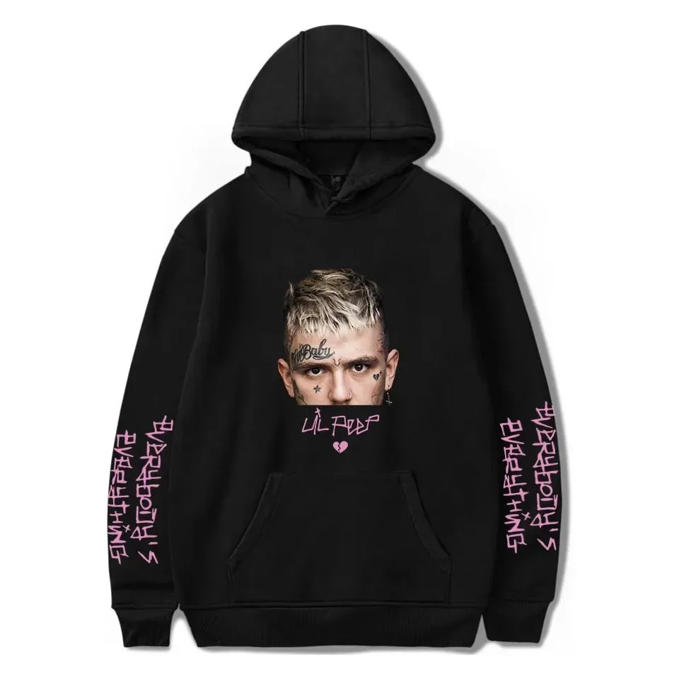Lil Peep Винтажный Стиль Женская Толстовка С Капюшоном В Стиле Хип-хоп Осень Унисекс