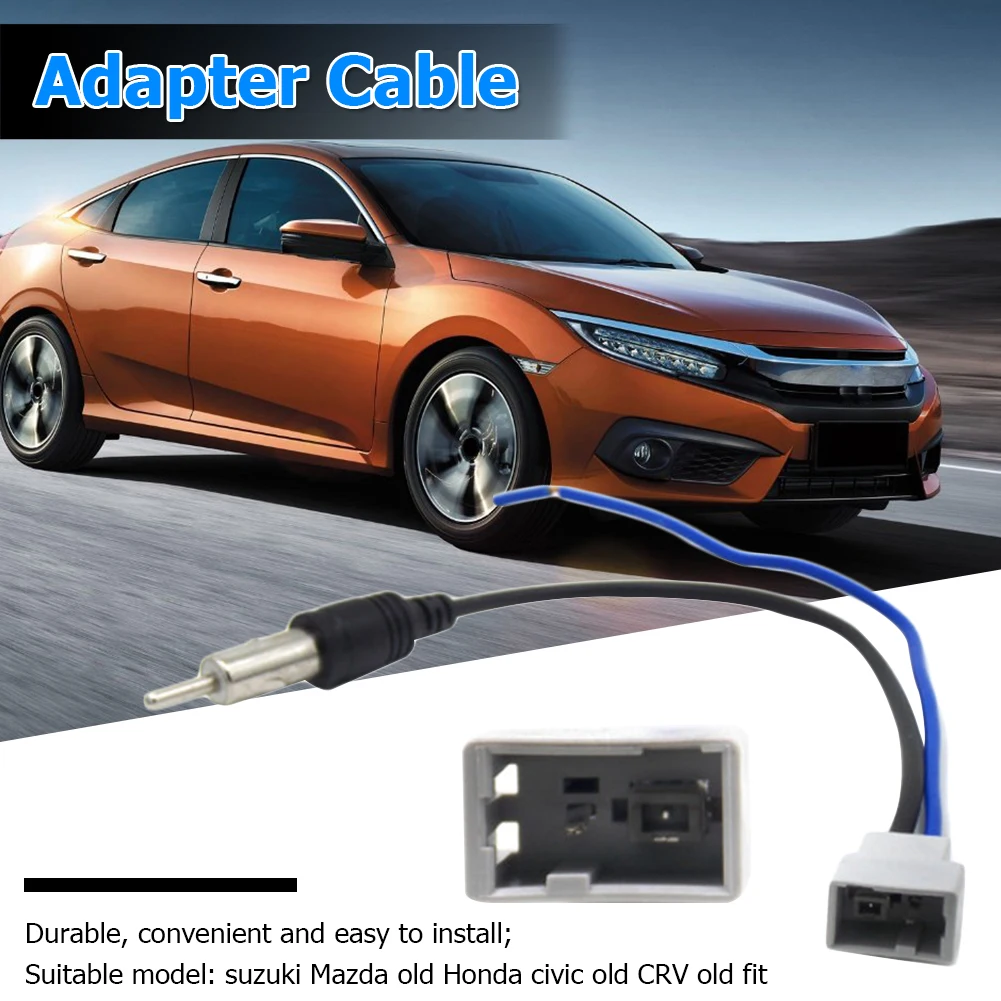 Фото Кабель антенны для автомагнитолы для Mazda, Honda Civic, Fit, CRV, гнездовой разъем, адаптер антенны №2