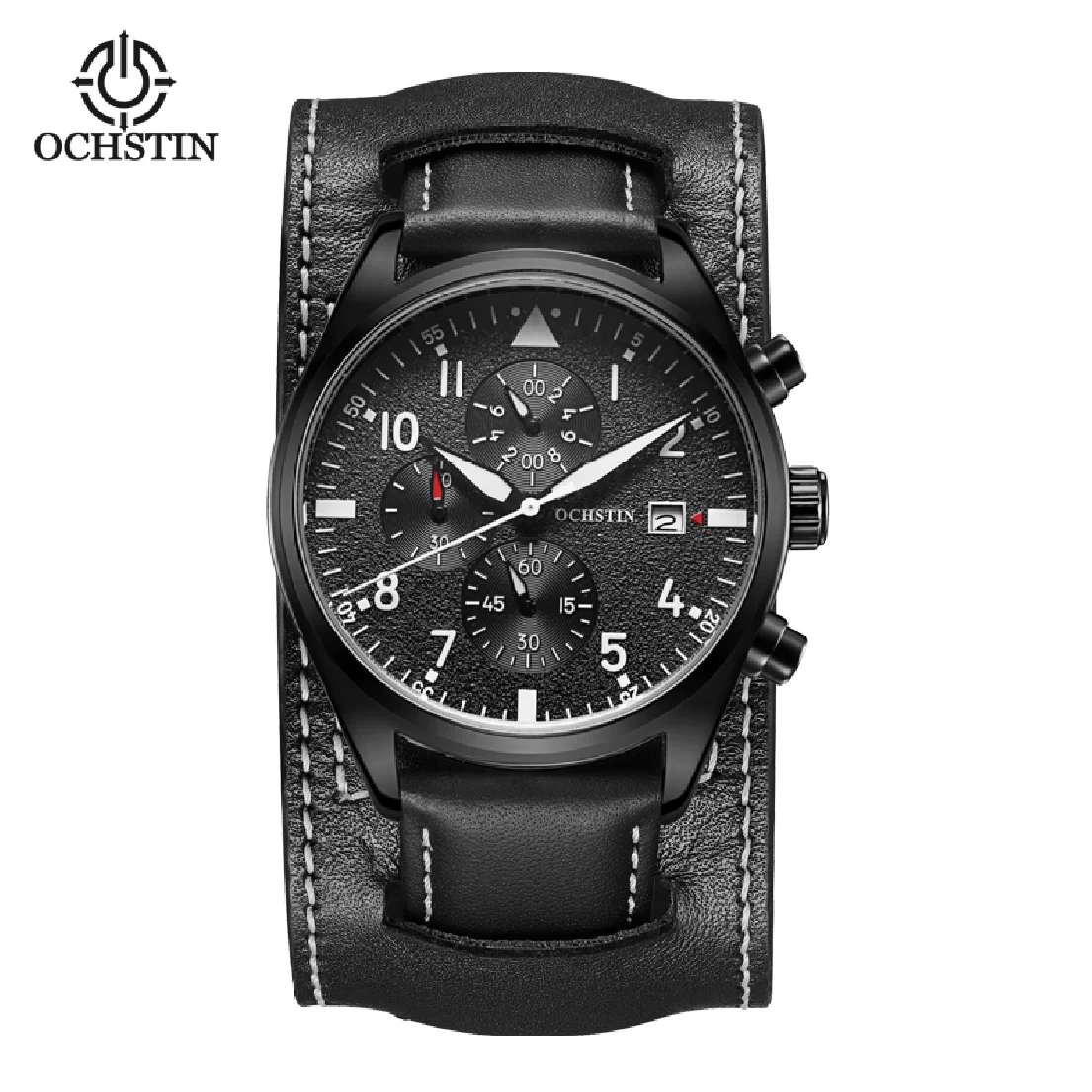 

OCHSTIN Fashion Bracers Male Watches Sport Chronograph Wristwatch Creative Design Multifunctional Quartz Clock Relogio Masculino