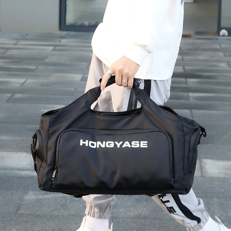 Gym Sports Bag for Women Thermal Travel Fitness Duffle Shoe Luggage Duffel Waterproof Tote Handbags Weekend Yoga Shoulder Bag
