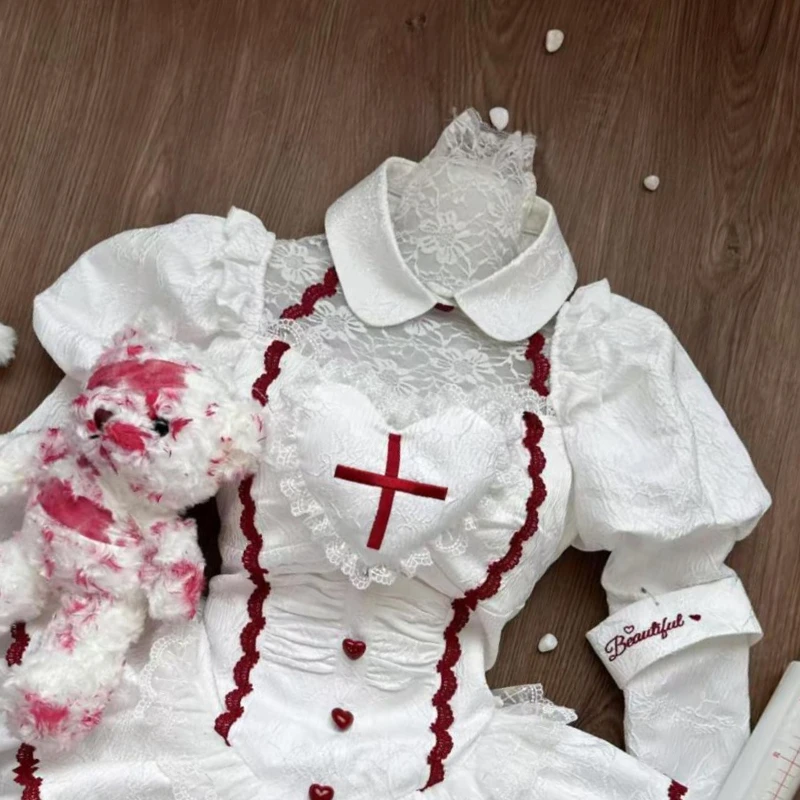 Платье-косплей медсестры из хлопка Sleepy Bunny